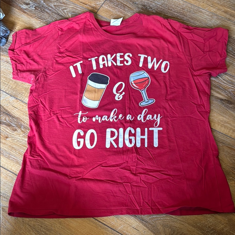 Port and Company Red Short Sleeve Tee